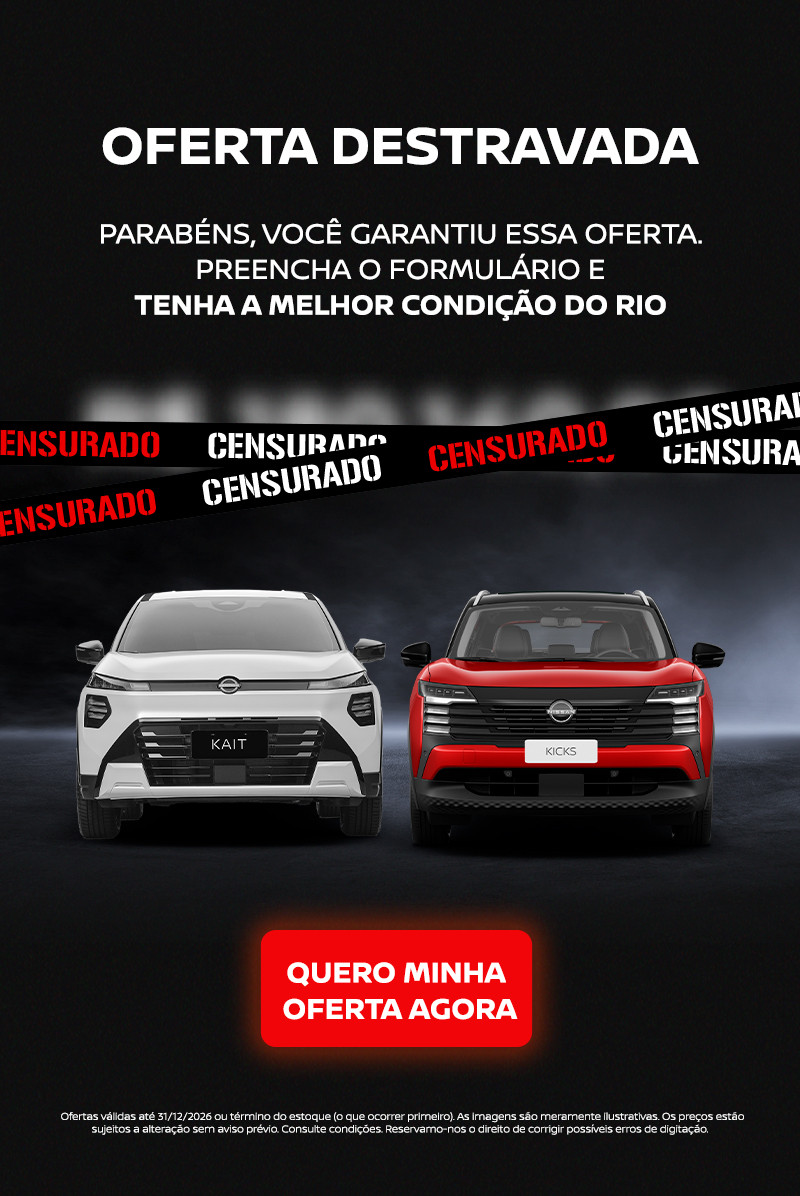 Sua oferta Nissan destravada!